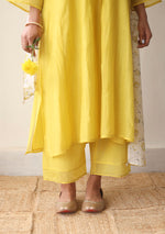 Load image into Gallery viewer, Canary Floral Kurta Set
