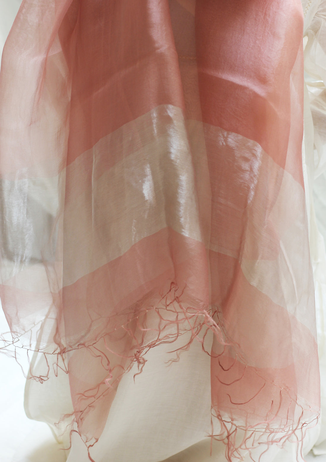 Blush Organza Dupatta