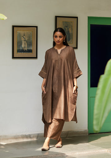 Hazel Silk Kurta set