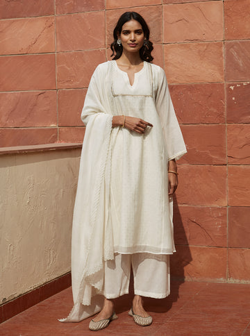 Ivory Festive Kurta Set