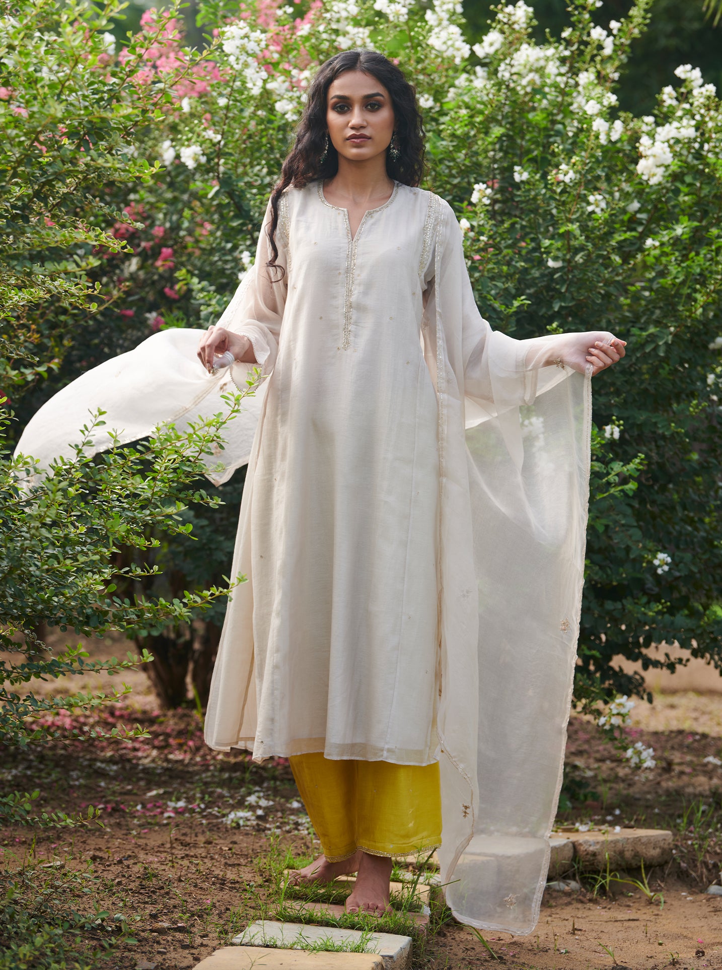 Pearl Festive Dabka Embroidered Kurta Set