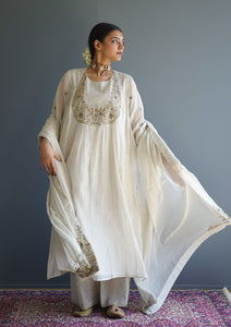 Chand Zardozi Tissue Kurta Set