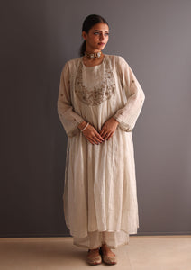 Chand Zardozi Tissue Kurta Set