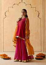 Load image into Gallery viewer, Scarlet Embroidered Lehenga Set
