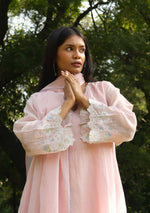 Load image into Gallery viewer, Blush Floral Scallops Kurta Set
