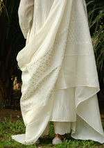 Load image into Gallery viewer, Ivory Sequined Chaand Buta Kurta Set
