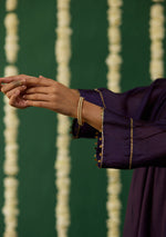 Load image into Gallery viewer, Violet Embroidered Yoke Kurta Set
