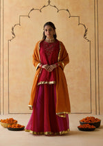 Load image into Gallery viewer, Scarlet Embroidered Lehenga Set
