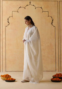 Ivory Gota Kurta Set