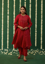 Load image into Gallery viewer, Scarlet Embroidered Kurta Set
