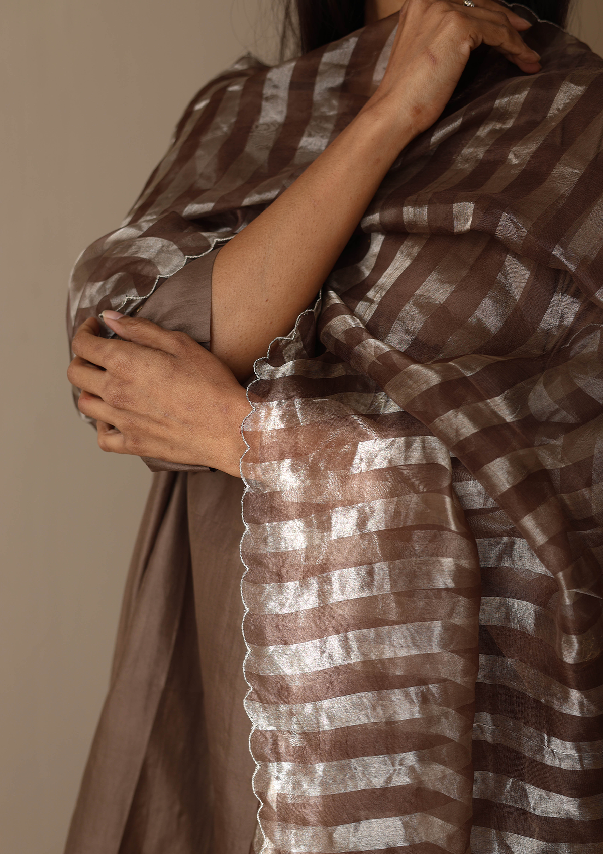 Hazel Zari Dupatta