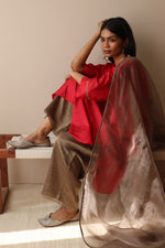 Load image into Gallery viewer, Hazel Embroidered Organza Dupatta
