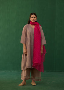 Slate Mukaish Kurta Set