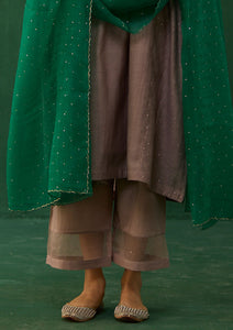 Slate Mukaish Kurta Set