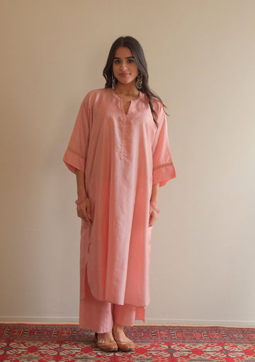 Blush Silk Kurta