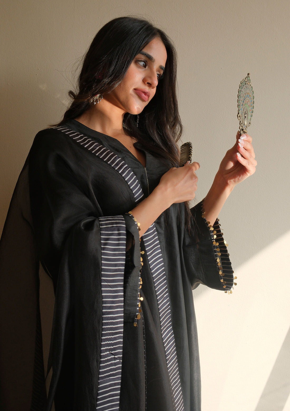 Midnight Black Kurta Set