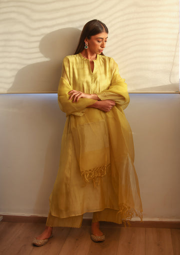 Canary Basic Silk Kurta Set