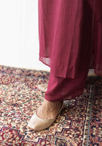 Load image into Gallery viewer, Burgundy Basic Kurta Set
