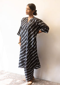 Midnight Black Kurta Set