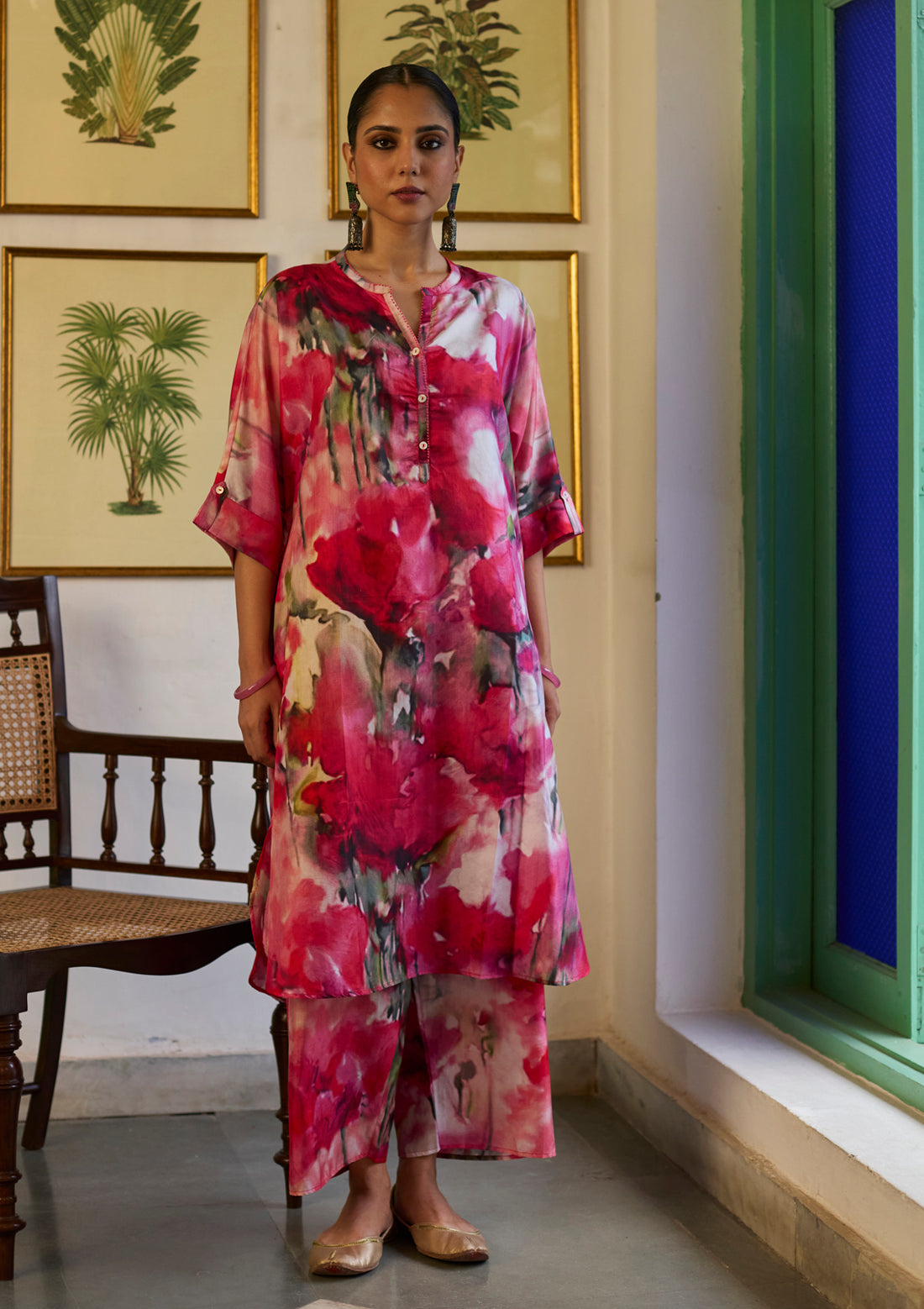 Fuchsia Bloom Co-ord Set