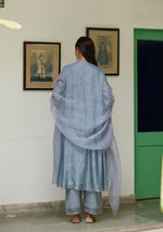 Load image into Gallery viewer, Powder Blue Dabka Embroidered Kurta Set
