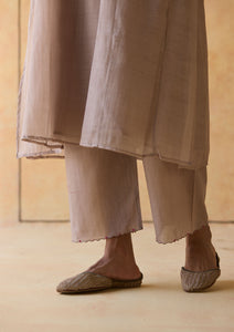 Slate Lace Embroidered Kurta Set