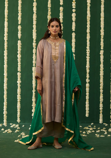 Slate Gota Kurta Set