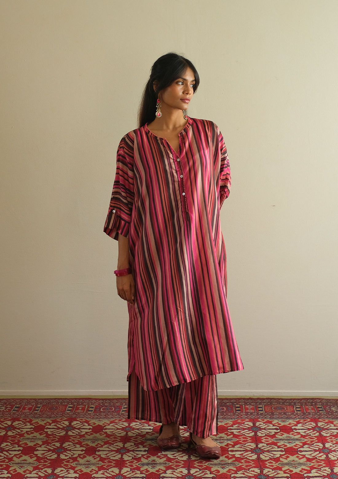 Rose Stripe Co-ord set