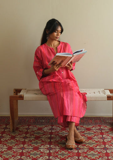 Fuchsia Stripe Co-ord set