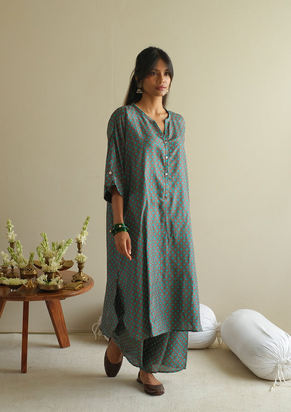 Slate Polka Dot Co-ord Set