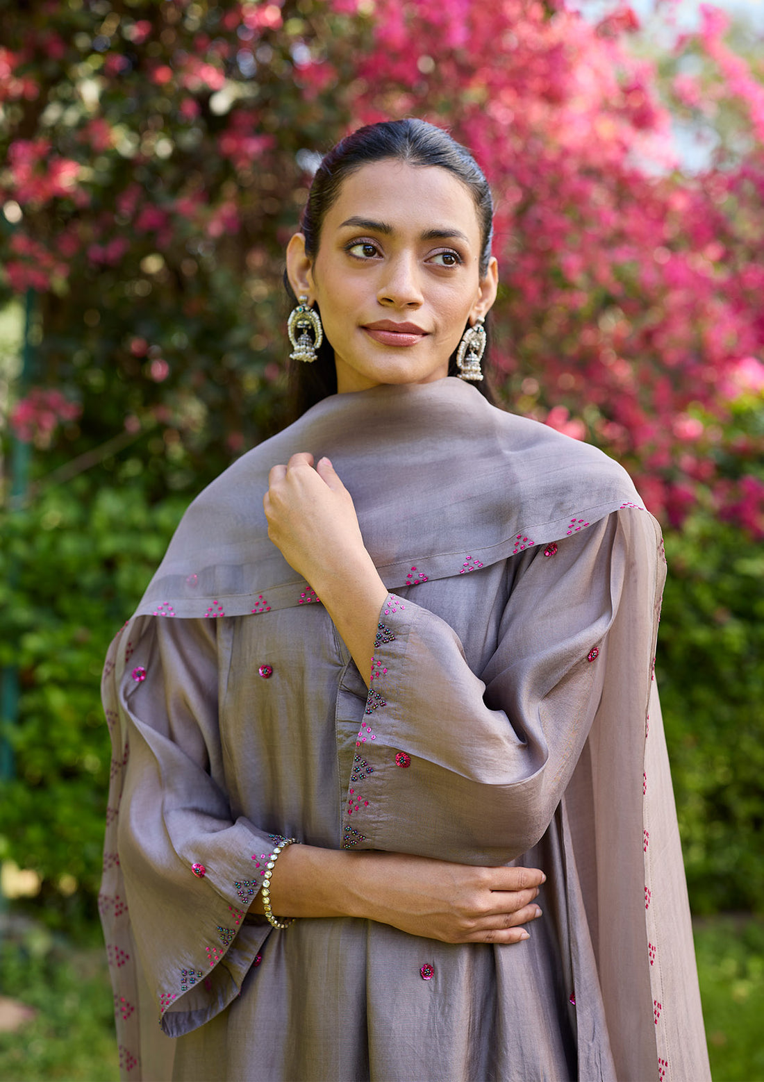 Slate Sequin Kurta Set