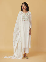 Load image into Gallery viewer, Ivory Embroidered Kurta Set
