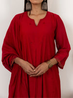 Load image into Gallery viewer, Scarlet Embroidered Kurta Set
