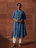 Load image into Gallery viewer, Azure Tie and Dye Kurta
