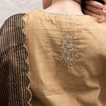 Load image into Gallery viewer, Beige Embroidered Motif Blouse

