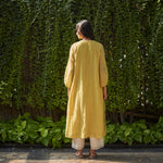 Load image into Gallery viewer, Canary Yellow Embroidered Kurta Set
