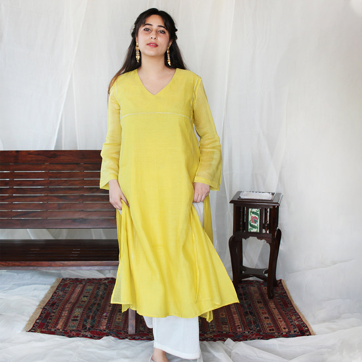 Maroon-Yellow Combination Sambalpuri Handloom Cotton Dress Materials -  Sambalpuri Handloom Item