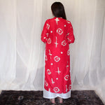 Load image into Gallery viewer, Scarlet Abstract Print Kurta
