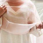 Load image into Gallery viewer, Pale Pink Organza Dupatta
