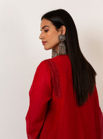 Load image into Gallery viewer, Scarlet Embroidery Detail Kurta Set
