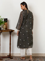Load image into Gallery viewer, Slate Tie and Dye Kurta
